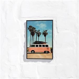 تابلو طرح کمپر صورتی