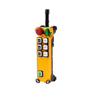 فرستنده ریموت کنترل جرثقیل 6 کلید دو سرعته مدل TELECRANE F24 6D TX