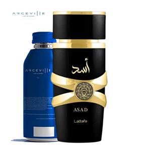 عطر عربی لطافه اسد مشکی کمپانی آرجویل Lattafa Asad حجم 10 میل