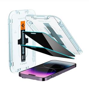محافظ صفحه نمایش اسپیگن مدل Spigen GLAS.tR EZ Fit Privacy مخصوص اپل iPhone 14