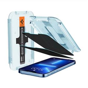 محافظ صفحه نمایش اسپیگن مدل Spigen GLAS.tR EZ Fit Privacy مخصوص اپل iPhone 13 Pro Max