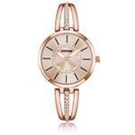 ETEVON Women’s ‘Crystal Bridge’ Quartz Analog Watch with Luminous Pointers and Rose Gold Bracelet Waterproof, Fashion Dress Wrist Watches for Women