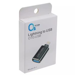 مبدل OTG لایتنینگ اکسیژن مدل OXYGEN Lightnin to USB R-1