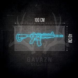 تابلو نئون تفنگ کد 2922