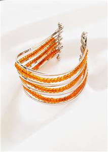 بنگل زنانه مرواریدی مدل 2 fashion earring کد 59 