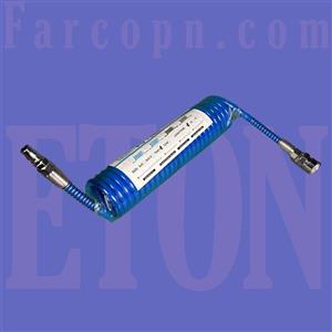 شلنگ فنری سایز 6.5×10 برند Eton پنج متری آبی