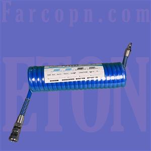 شلنگ فنری سایز 8×12 برند Eton پنج متری آبی