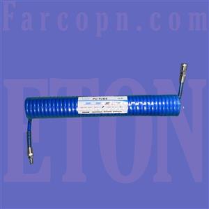 شلنگ فنری سایز 8×12 برند Eton ده متری آبی