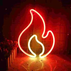 تابلو نئون شعله آتش کد 183