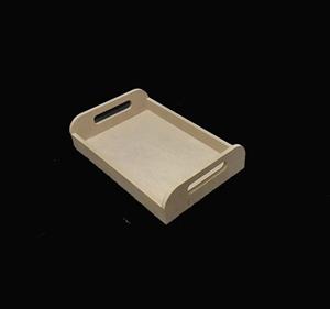 بیس خامMDF سینی دسته هلال 25*35
