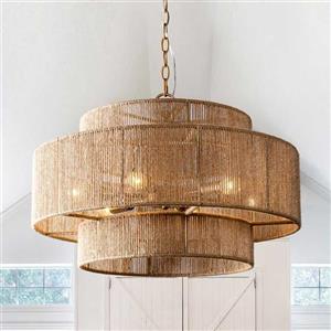 لوستر حصیری طرح ایکیا