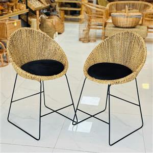 صندلی اپن آشپزخانه حصیری