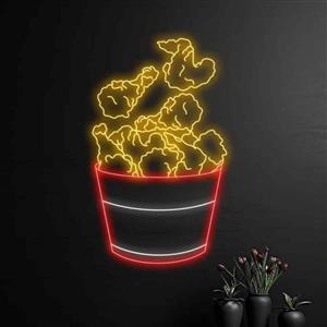 تابلو نئون مرغ سوخاری کد 06/8