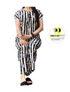 ست کامل بلوز شلوار زنانه طرح دفینه صددرصد نخ