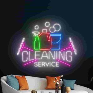 تابلو نئون مواد شوینده کد 372