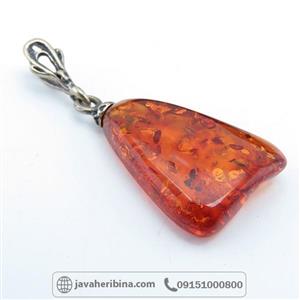 گردنبند کهربا خوش رنگ کد 113