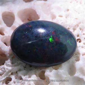 نگین انگشتر اوپال آتشین هفت رنگ اتیوپی کد 149