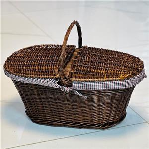 سبد پیکنیک حصیری سر تخت کد87