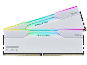 رم دسکتاپ DDR5 کلو 6000MHz مدل Klevv Cras V White ظرفیت 2×24 گیگابایت