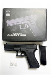 تفنگ کلت اسباب بازی ساچمه ای V313 طرح گلوک Glock