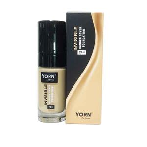 کرم پودر اینویزیبل یورن 24 ساعته Yorn Foundation Invisible 24 حجم 30 میل - 115 natural warm
