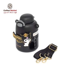 فلاسک دو حالته استیل طرح کرومی 430 میلی لیتری