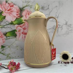 فلاسک یک لیتر طرح پر طلایی