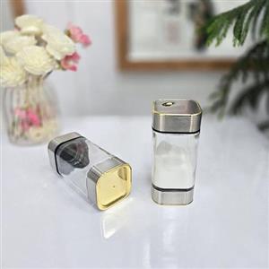 نمک پاش شیشه ای دو سر استیل کد 105