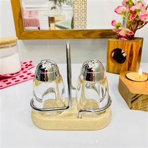 نمک پاش درب کروم استند دار برند شنگیا کد 120