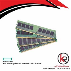 رم سرور اچ پی ای HPE 128GB Quad Rank x4 DDR4-3200 LRDIMM | P06037-B21