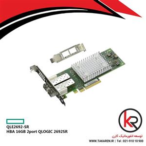 کارت فیبر نوری HBA 16GB 2port QLOGIC 2692SR