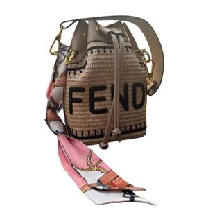 کیف دستی زنانه کتان فندی مدل Mon Tresor