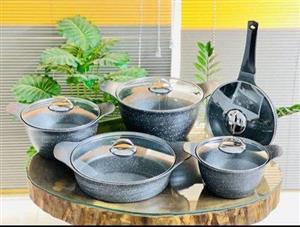 سرویس قابلمه 12 پارچه سرانزو چدن گرانیت (seranzo)