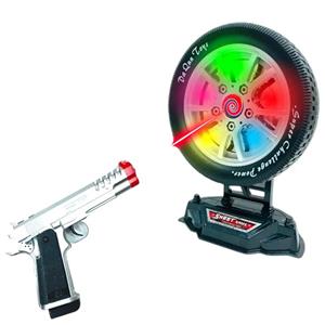 تفنگ لیزری باتری خور کودک با سیبل موزیکال SHARPSHOOTER-136