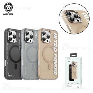 قاب محافظ مگ سیف گرین لاین آیفون Apple iPhone 16 Pro Green Lion Ultra MagSafe