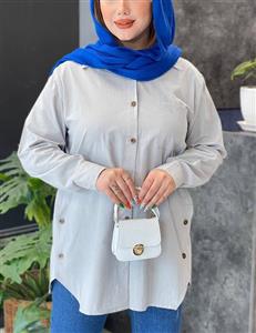 مانتو لینن نازنین زنانه کد 100243