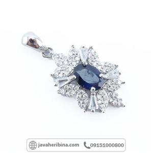 گردنبند یاقوت کبود زنانه کد 34604