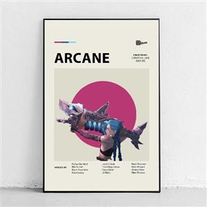 تابلو مینیمال طرح Arcane (2)