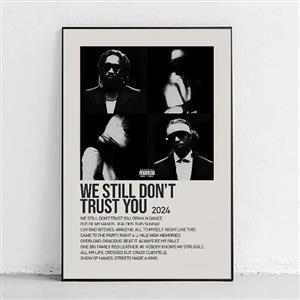 تابلو مینیمال طرح Future and Metro Boomin - We Still Don't Trust You