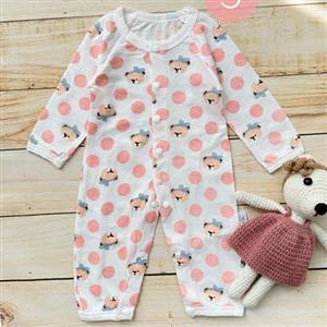 سرهمی وارداتی طرحدار نوزاد  مدل خرسی کد 19