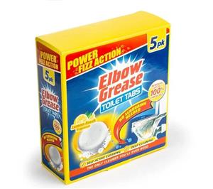 قرص جرمگیر توالت فرنگی با رایحه لیمو البو گریس Elbow Grease  بسته 5 عددی