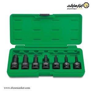 آچار آلن بکسی تاپ تول مدل GDAI0702 مجموعه 7 عددی