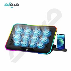 پایه خنک‌کننده گیمینگ لپ‌تاپ 6 فن کول‌کلد MAOFAN مدل A16-L