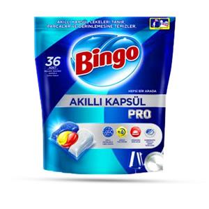 قرص ماشین ظرفشویی مدل پرو  بینگو Bingo بسته 36 عددی