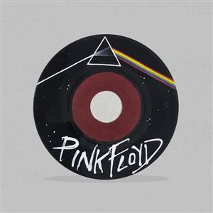 صفحه گرامافون دکوراتیو طرح دستساز Pink floyd
