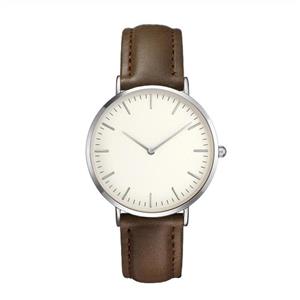 Han Shi Casual Watch, Women Simple Quartz Analog Leather Band Lovers Wristwatches 