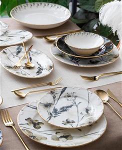 سرویس غذاخوری چینی29 پارچه6نفر برند اجار ترکیه طرح امازون ترکیه