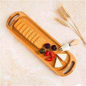 رولت خوری دو دسته نیم وود - چوب راش کد sua067 