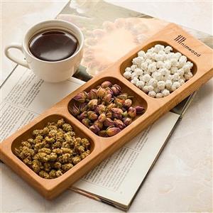 اردو خوری و رولت خوری  اردوخوری سه خانه کف هاشور نیم وود - چوب راش کد sua073 