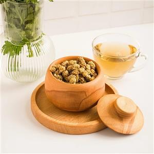 قندان چوبی متین نیم وود چوبراش کد sua093